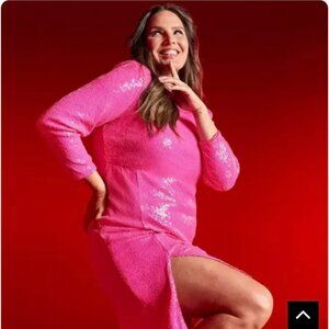 Torrid At The Knee Sequin Strong Shoulder Dress